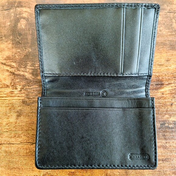 COACH Leather Bifold Wallet - Picture 7 of 7